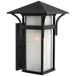 Hinkley Harbor 20 1/2" High Satin Black Outdoor Wall Light