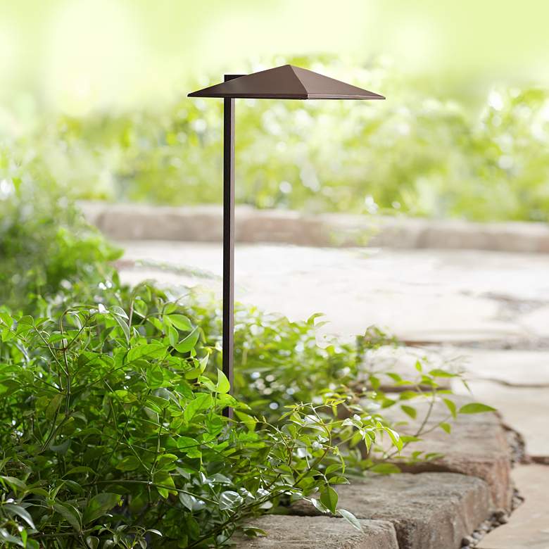 Image 1 Hinkley Harbor 21" High Anchor Bronze Low Voltage Path Light