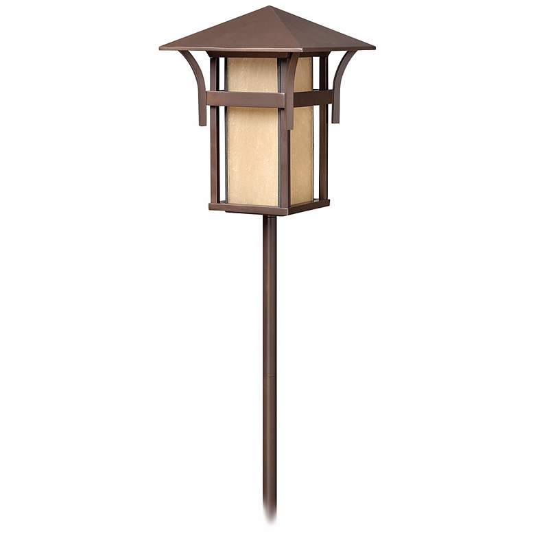 Image 1 Hinkley Harbor 24" High Mission Bronze Low Voltage Path Light