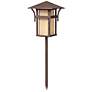 1_Hinkley Harbor 24" High Mission Bronze Low Voltage Path Light