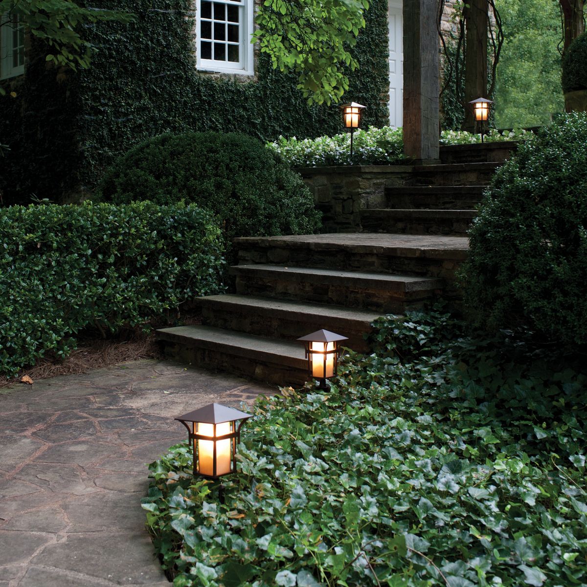 Image 5 Hinkley Harbor 24" High Mission Bronze Low Voltage Path Light more views