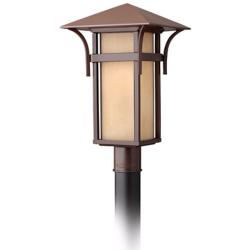 Hinkley Harbor Collection 19 1/2&quot; Mission Outdoor Post Mount Light