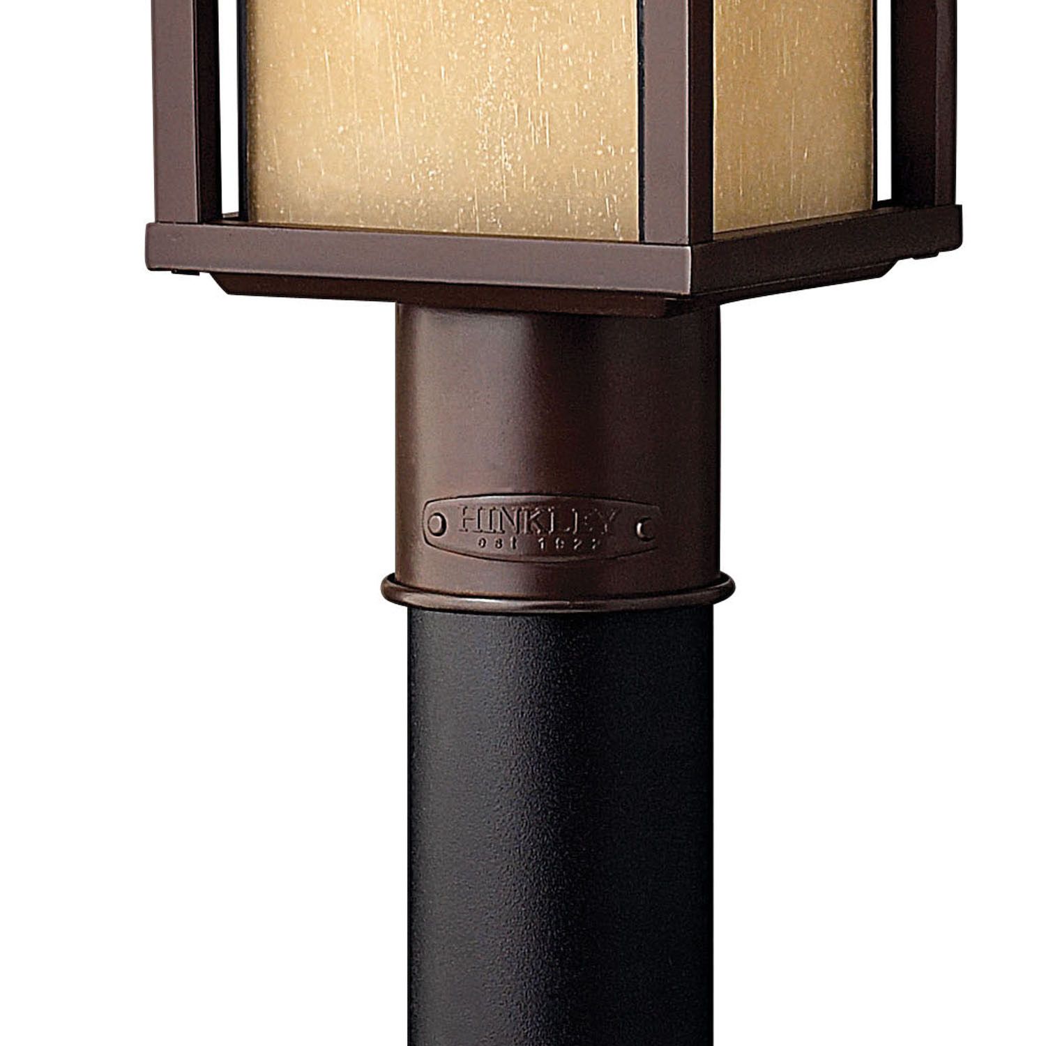 Image 5 Hinkley Harbor Collection 19 1/2" Mission Outdoor Post Mount Light more views