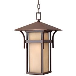 Hinkley Harbor Collection 19&quot; High Mission Style Outdoor Hanging Light