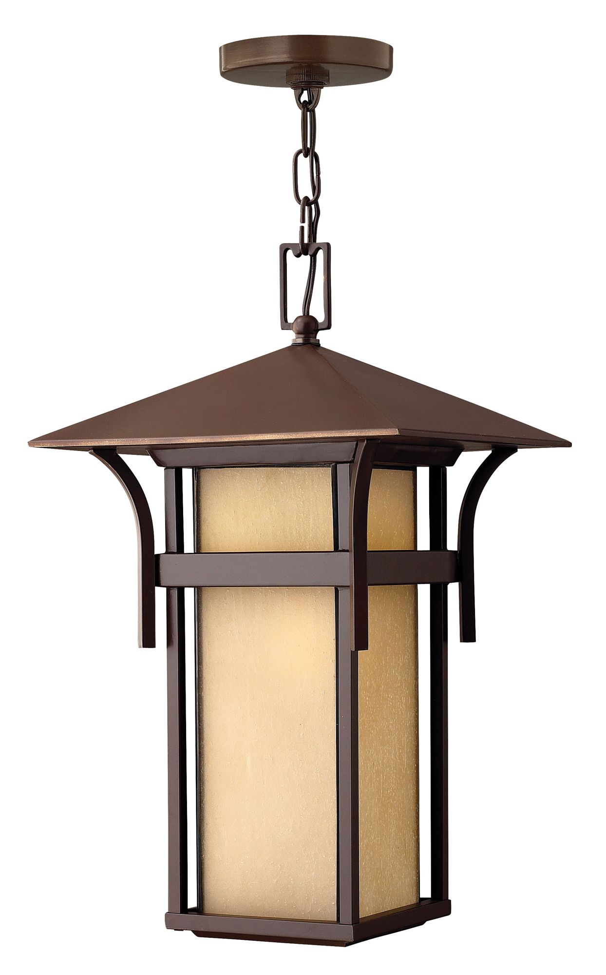 Image 2 Hinkley Harbor Collection 19" High Mission Style Outdoor Hanging Light more views