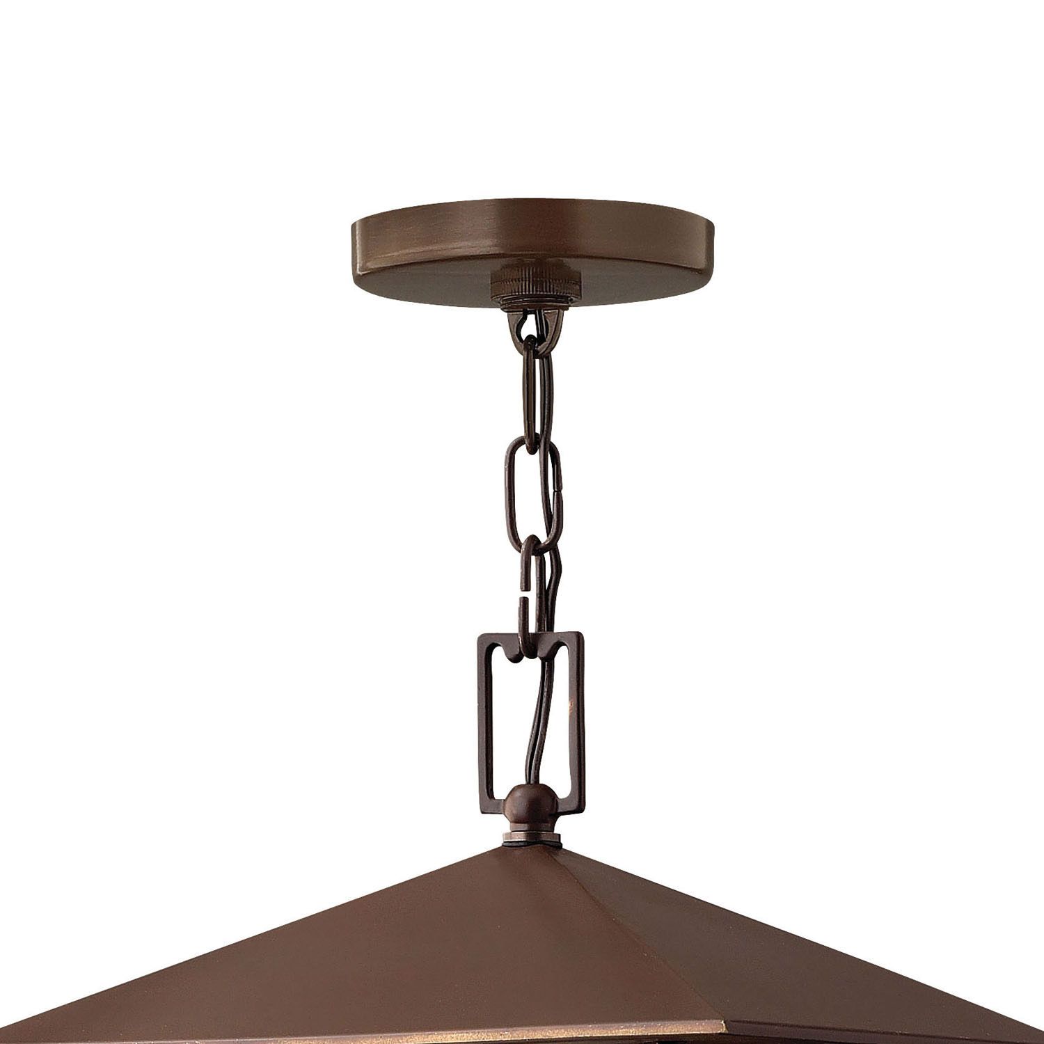 Image 3 Hinkley Harbor Collection 19" High Mission Style Outdoor Hanging Light more views