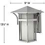 5_Hinkley Harbor Collection Titanium 13 1/2" High Outdoor Wall Light more views