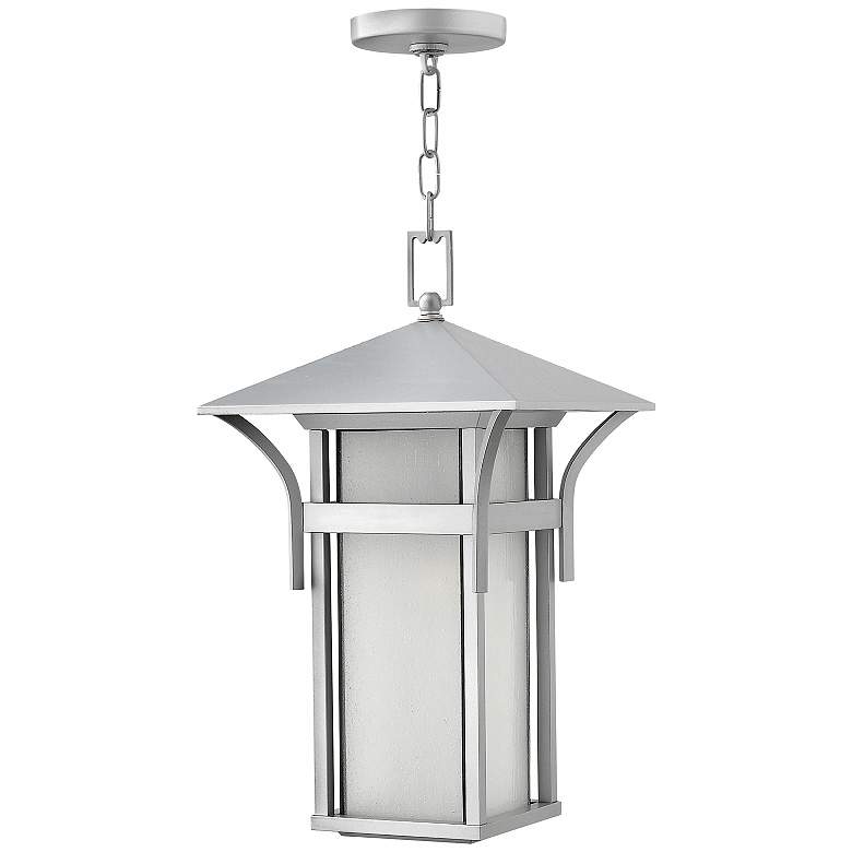 Image 1 Hinkley Harbor Titanium 19" High Outdoor Hanging Light