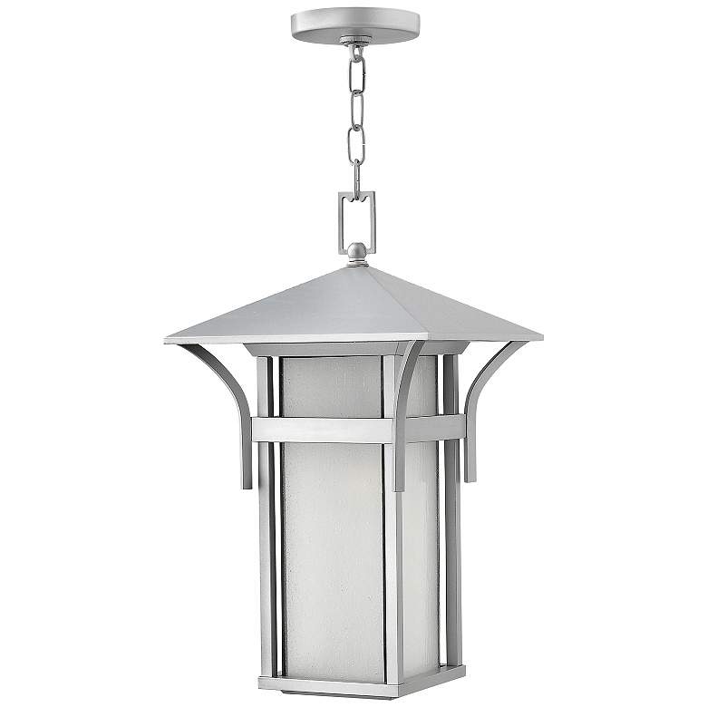 Image 1 Hinkley Harbor Titanium 19 inch High Outdoor Hanging Light