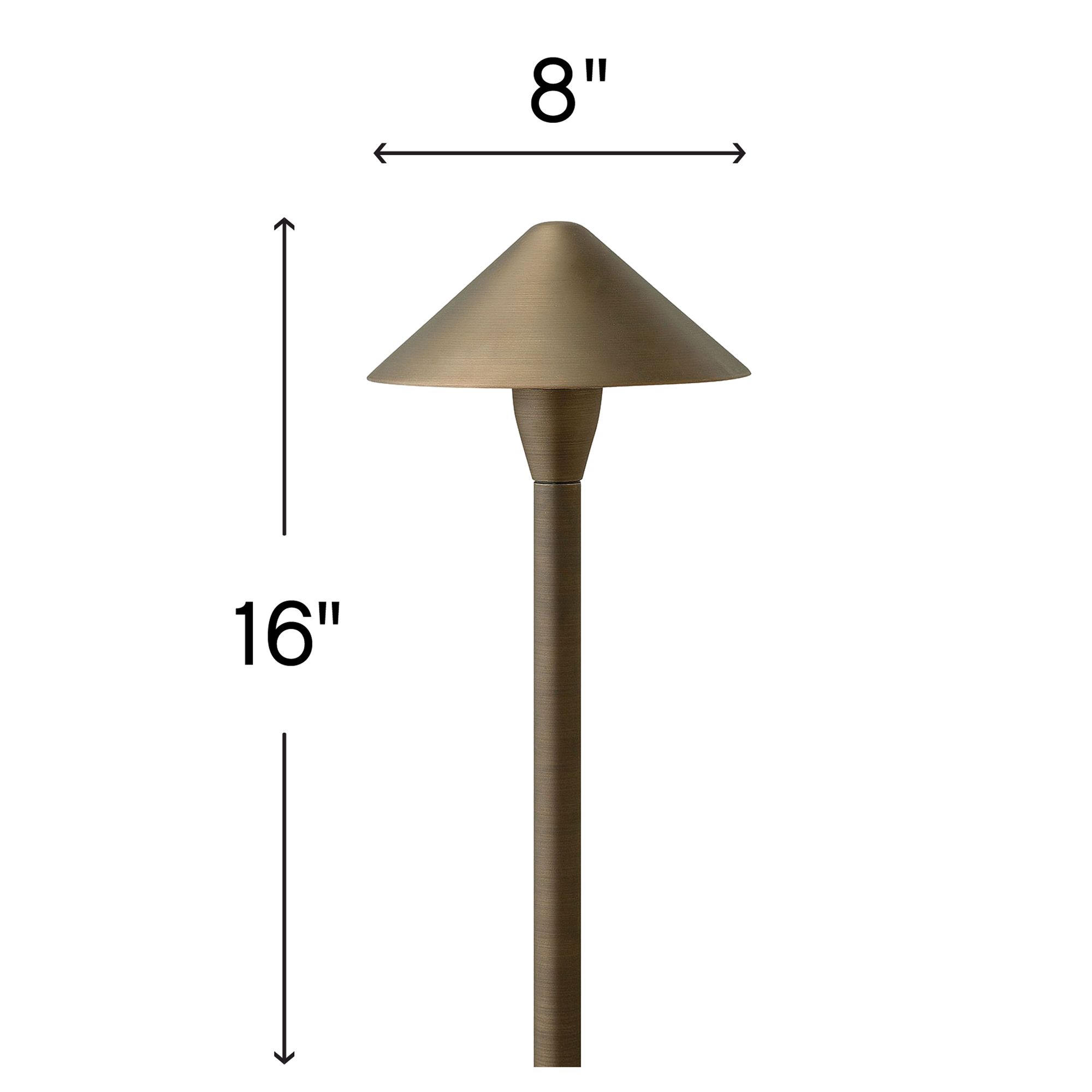 Hinkley Hardy Island 16" Matte Bronze LED Landscape Path Light