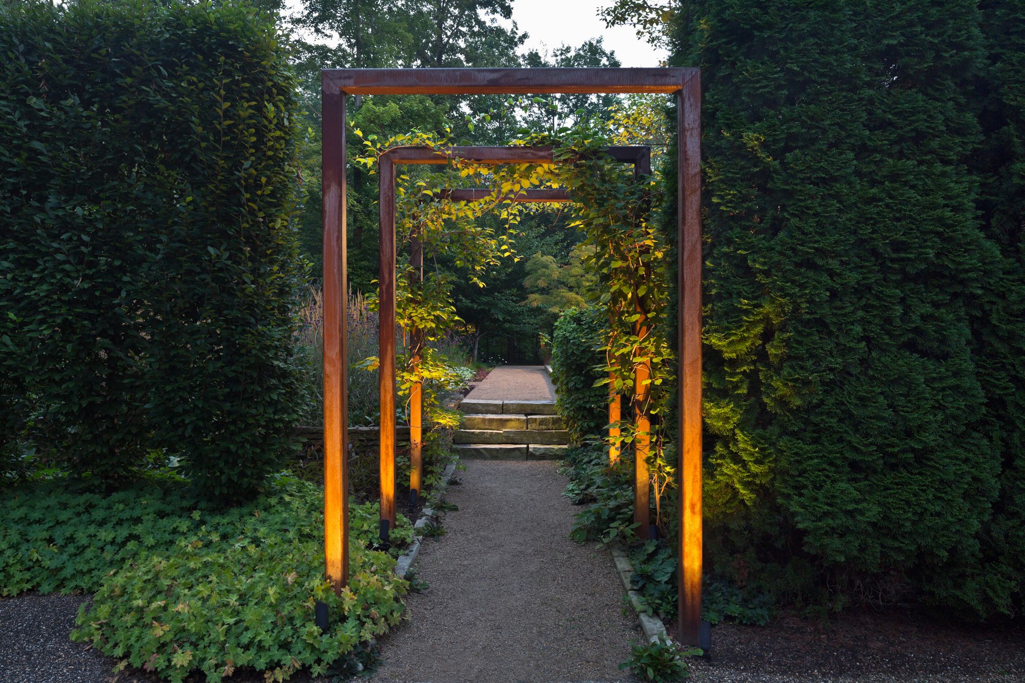 Hinkley Hardy Island 3 1/4" High Bronze Outdoor Spot Light in scene