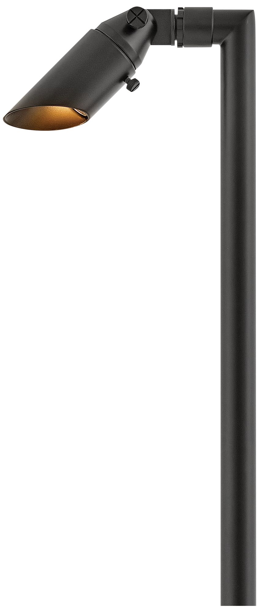 Hinkley Hardy Island Accent 12V Spot Light and Stem 26.5" Brass Satin Black