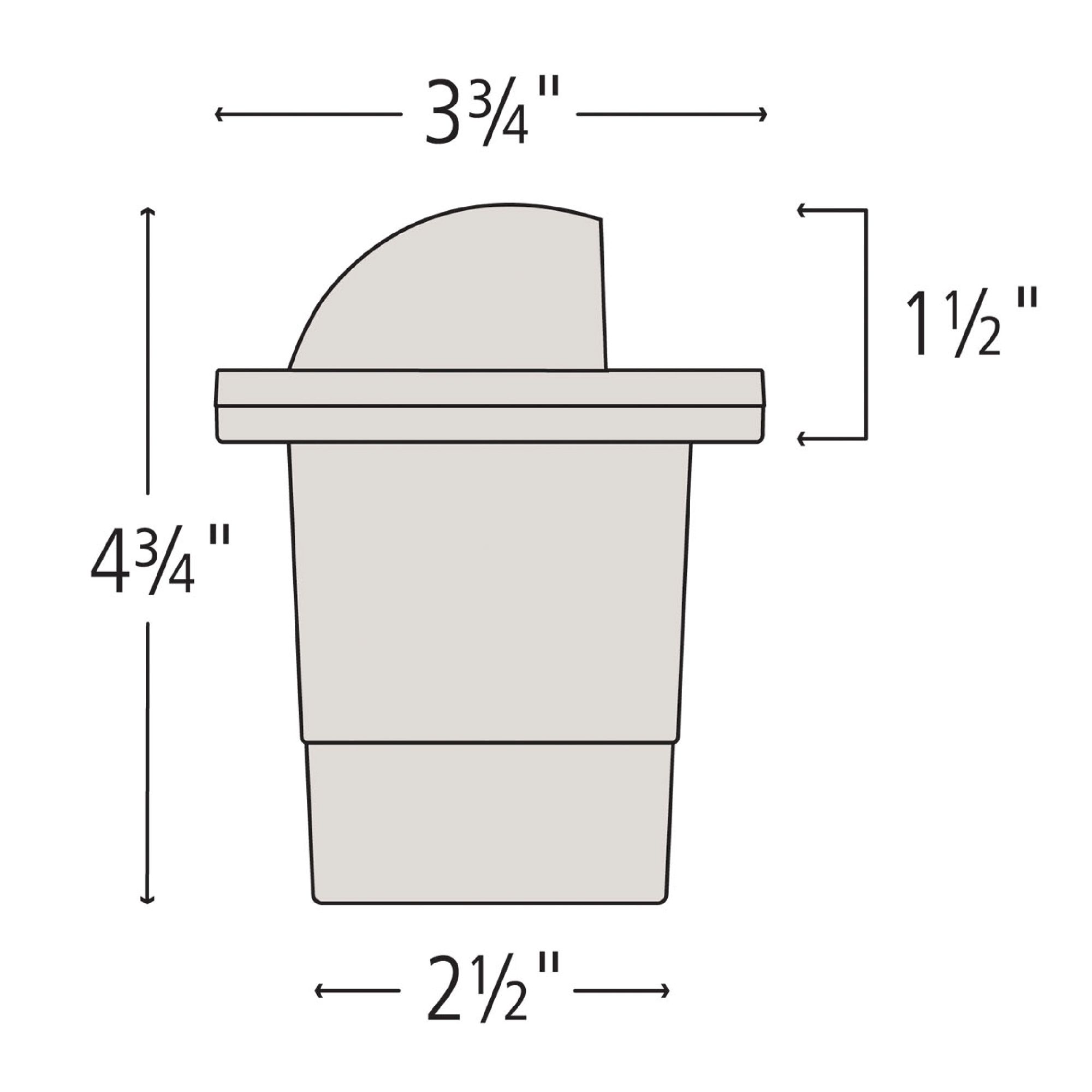 Image 7 Hinkley Hardy Island Outdoor Eyebrow-Top Well Light more views