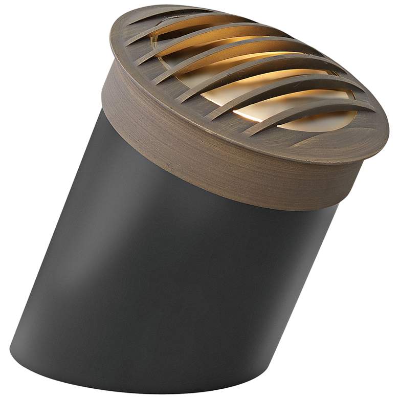 Image 1 Hinkley Hardy Island Rock Guard Matte Bronze Well Light