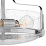 3_Hinkley Harper 14 1/2" Chrome and Clear Glass 3-Light Ceiling Light more views