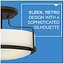 7_Hinkley Harper 14 1/2" Oil Rubbed Bronze and Opal Glass Ceiling Light more views