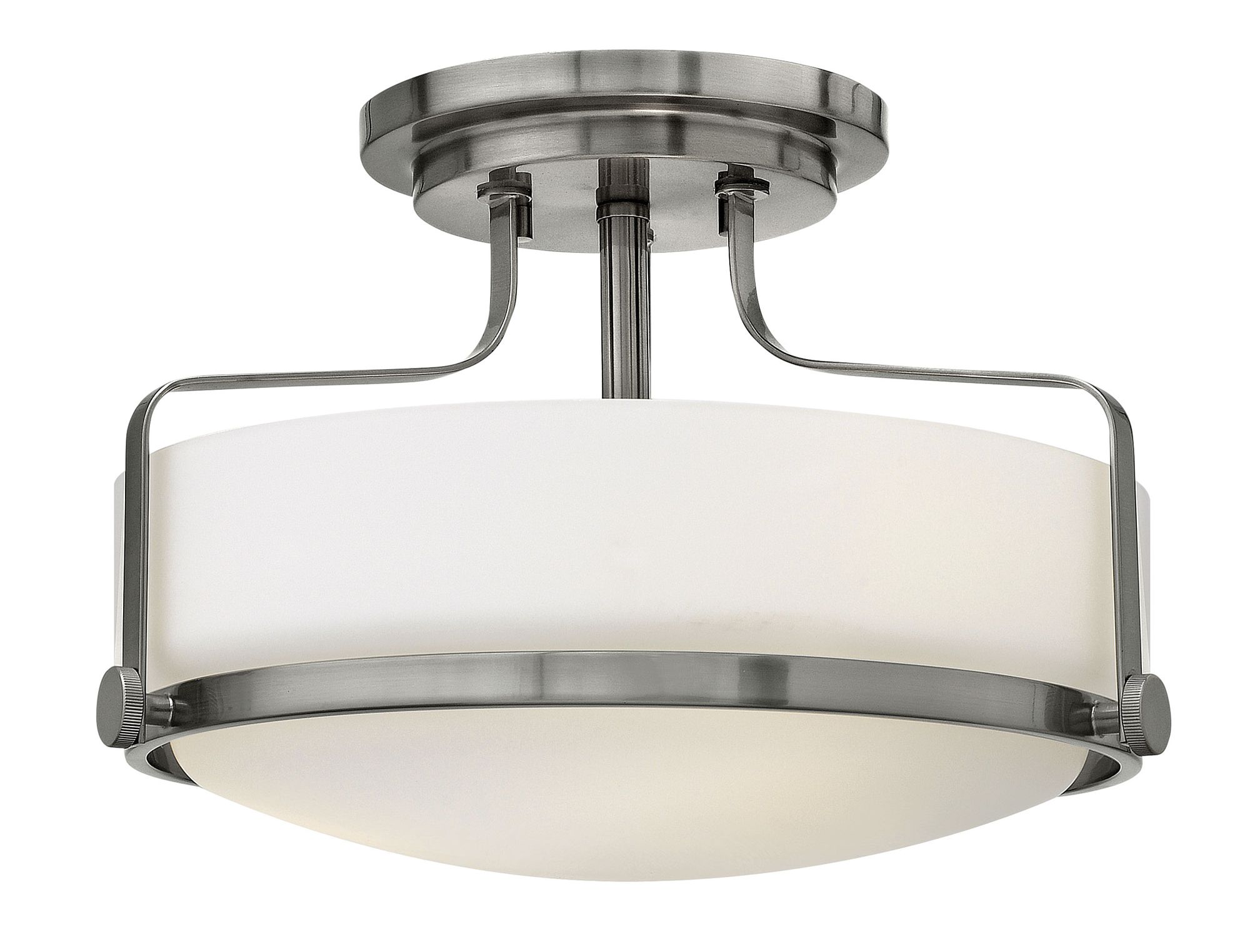 Image 2 Hinkley Harper 14 1/2" Wide Brushed Nickel 3-Light Ceiling Light more views