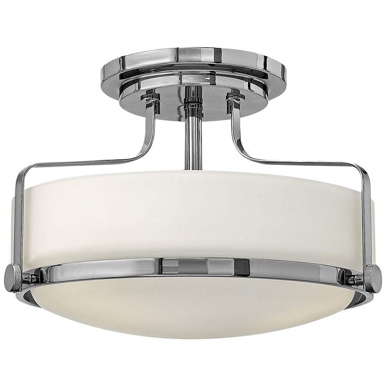 Image 1 Hinkley Harper 14 1/2 inch Wide Chrome Ceiling Light