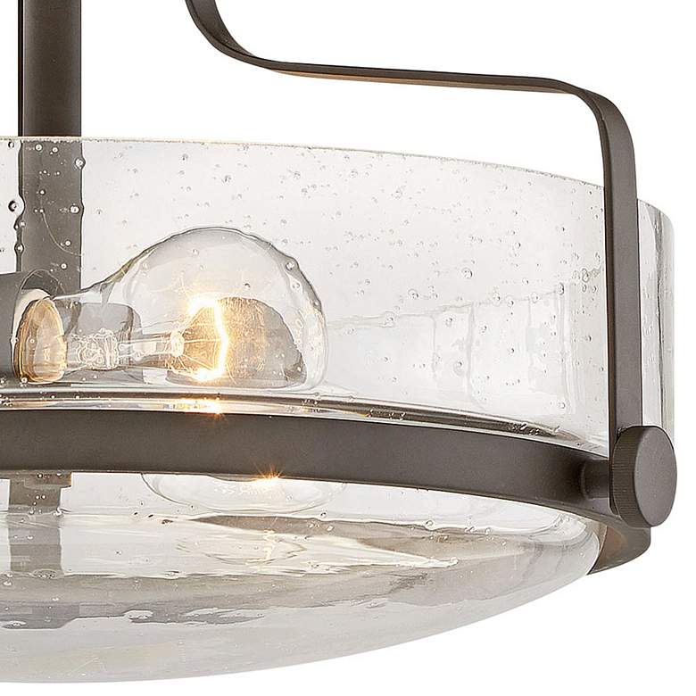 Image 3 Hinkley Harper 14 1/2" Wide Oil-Rubbed Bronze 3-Light Ceiling Light more views