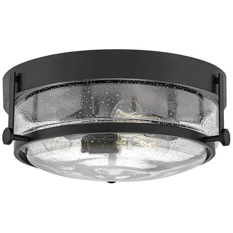 Image 2 Hinkley Harper 15 3/4" Wide Black 3-Light Ceiling Light more views