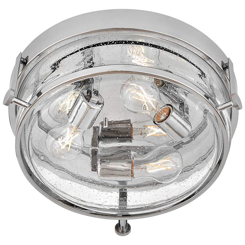 Image 3 Hinkley Harper 15 3/4" Wide Chrome 3-Light Ceiling Light more views