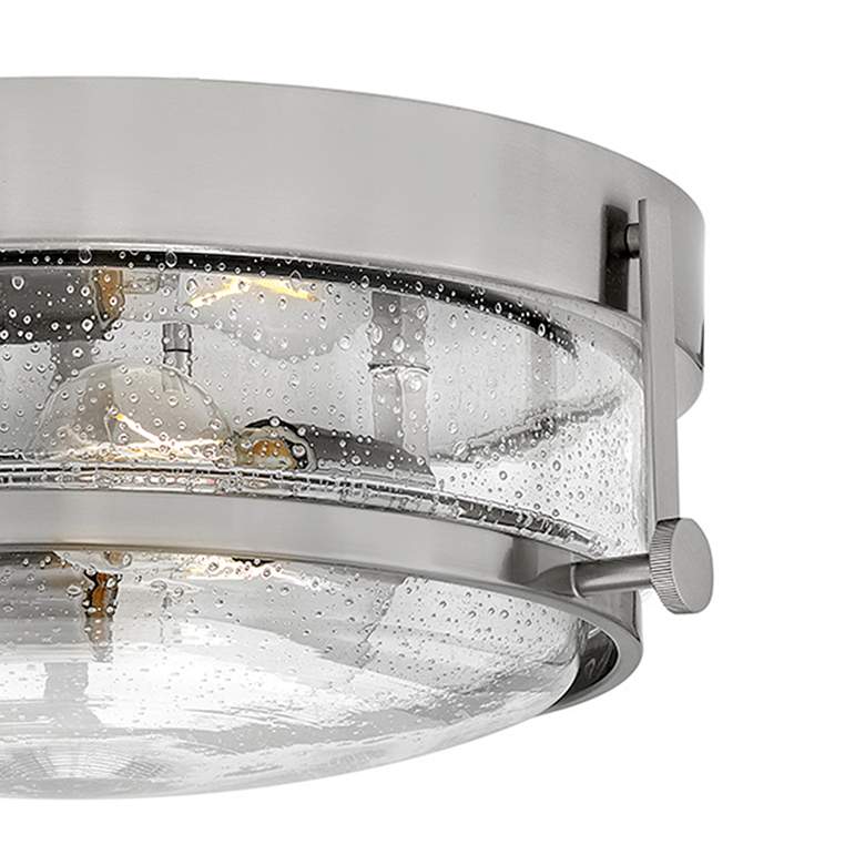 Image 2 Hinkley Harper 15 3/4"W Brushed Nickel 3-Light Ceiling Light more views