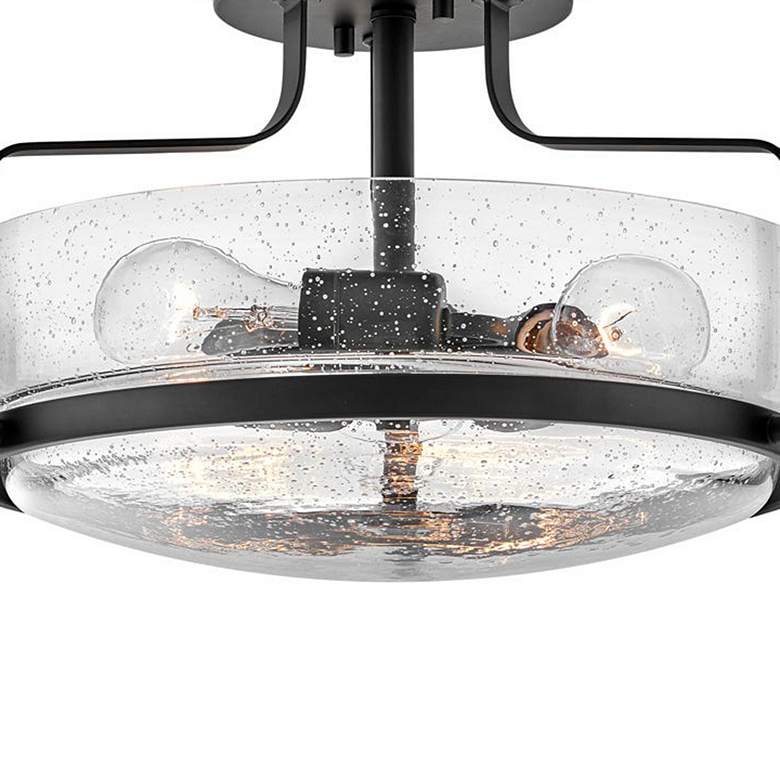 Image 2 Hinkley Harper 18" Wide Black 3-Light Ceiling Light more views