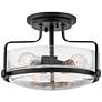 2_Hinkley Harper 18" Wide Black 3-Light Ceiling Light more views