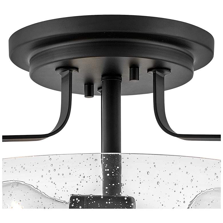 Image 4 Hinkley Harper 18" Wide Black 3-Light Ceiling Light more views