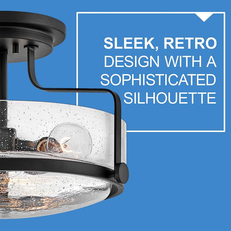 Image 6 Hinkley Harper 18" Wide Black 3-Light Ceiling Light more views