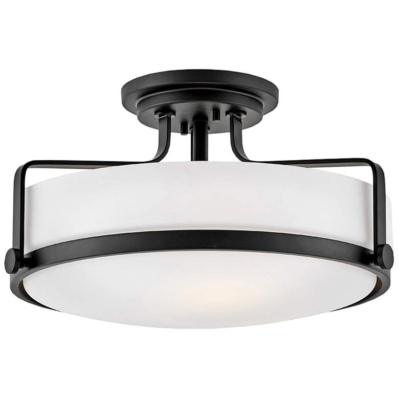 Image 1 Hinkley Harper 18" Wide Black Ceiling Light