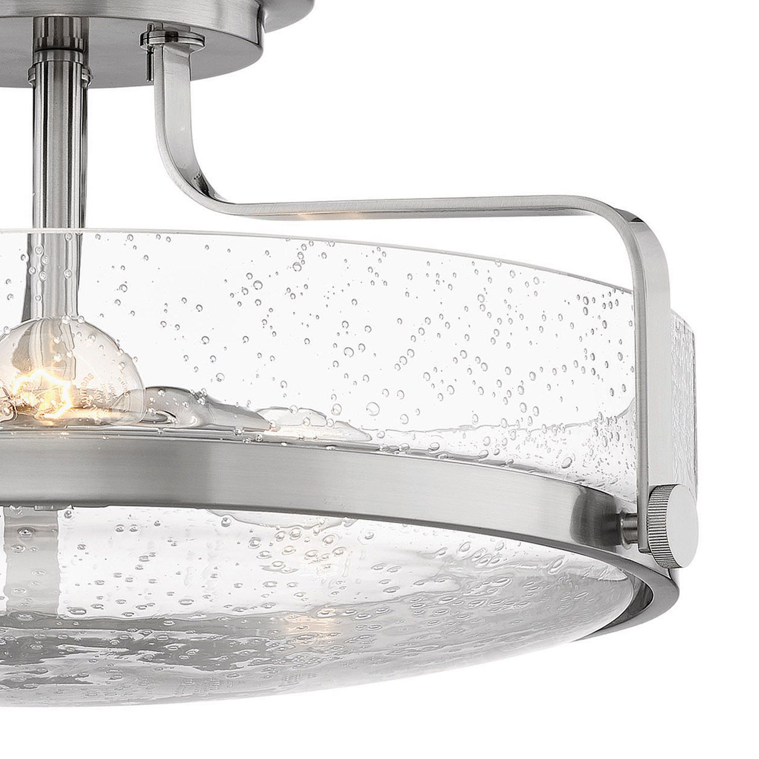 Image 4 Hinkley Harper 18" Wide Brushed Nickel 3-Light Ceiling Light more views