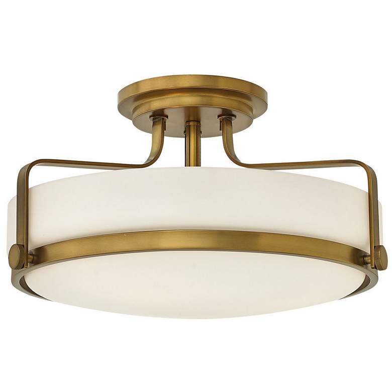Image 1 Hinkley Harper 18" Wide Heritage Brass Ceiling Light