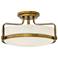 Hinkley Harper 18" Wide Heritage Brass Ceiling Light