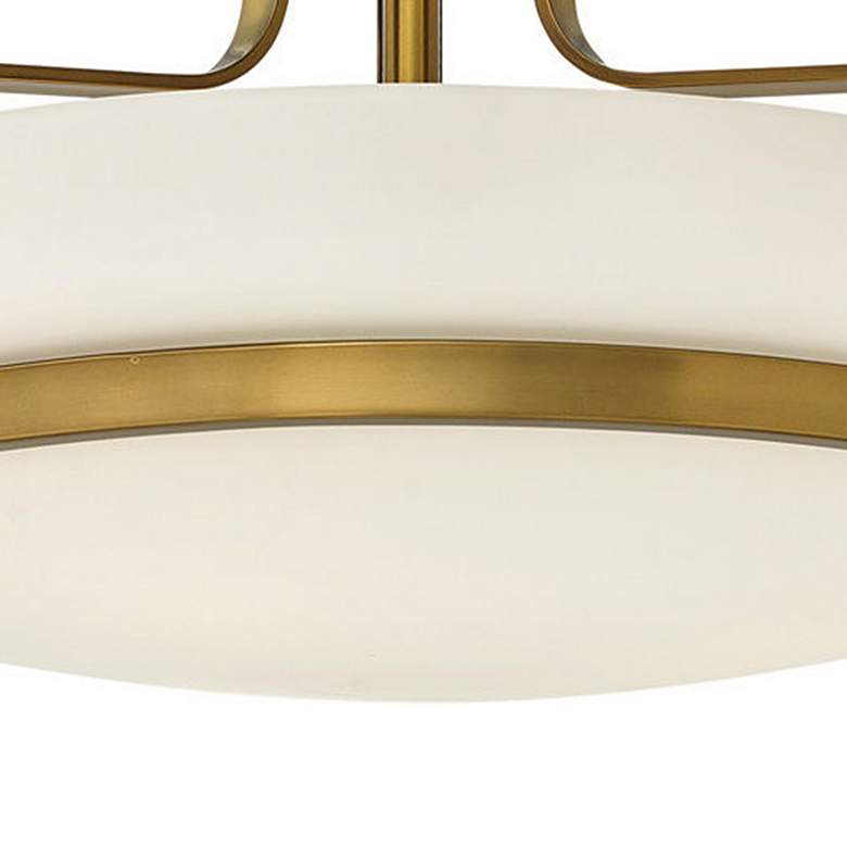 Image 2 Hinkley Harper 18" Wide Heritage Brass Ceiling Light more views
