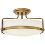 2_Hinkley Harper 18" Wide Heritage Brass Ceiling Light more views