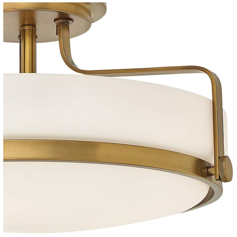 Image 4 Hinkley Harper 18" Wide Heritage Brass Ceiling Light more views