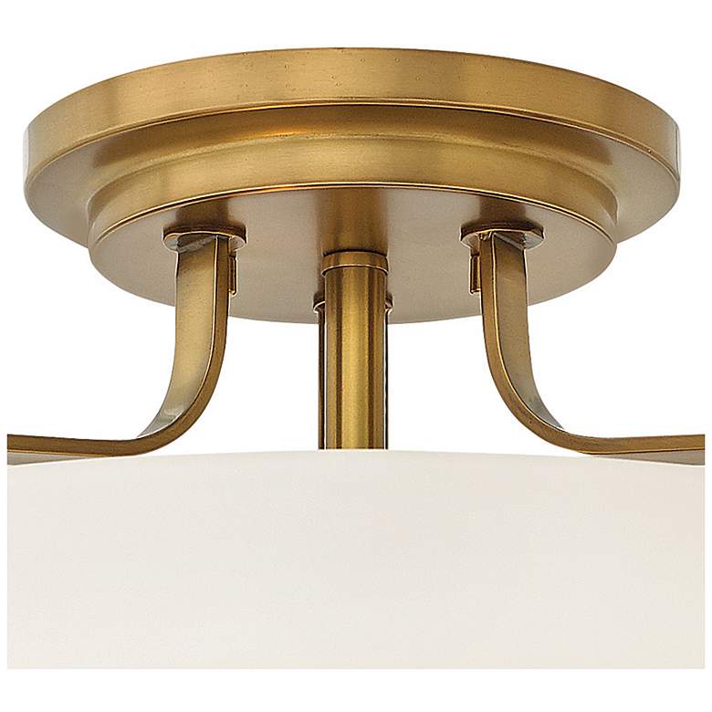 Image 5 Hinkley Harper 18" Wide Heritage Brass Ceiling Light more views