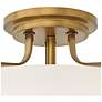 5_Hinkley Harper 18" Wide Heritage Brass Ceiling Light more views