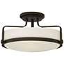 1_Hinkley Harper 18" Wide Oil-Rubbed Bronze Ceiling Light