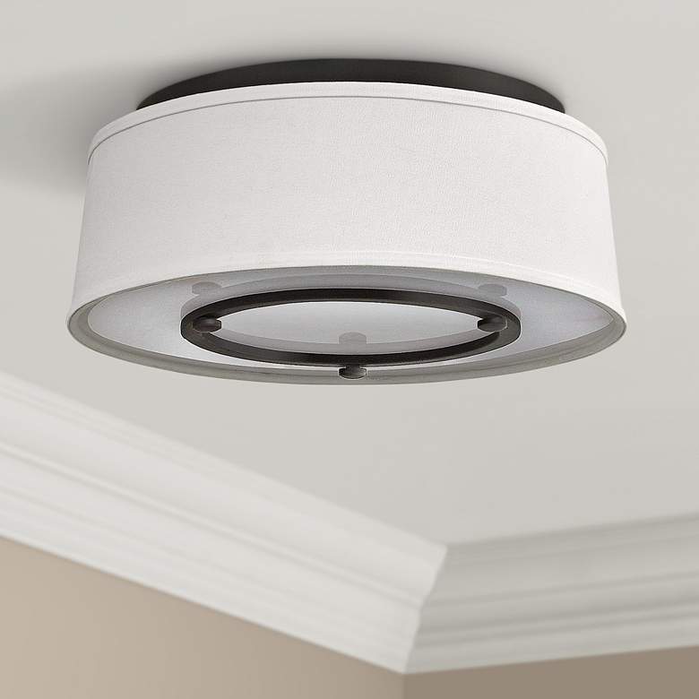 Image 1 Hinkley Harrison 15" Wide Buckeye Bronze Ceiling Light