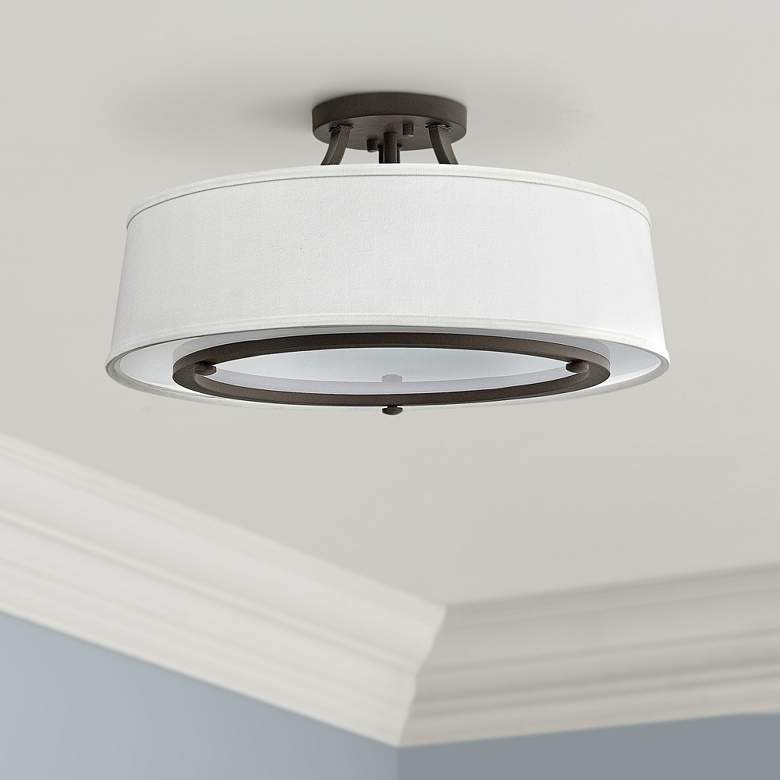 Image 1 Hinkley Harrison 20" Wide Buckeye Bronze Ceiling Light