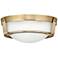 Hinkley Hathaway 13" Wide Heritage Brass Ceiling Light