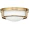 Hinkley Hathaway 13" Wide Heritage Brass Ceiling Light