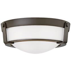 Hinkley Hathaway 13&quot;W Olde Bronze Etched Ceiling Light
