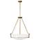 Hinkley Hathaway 26 3/4"W Heritage Brass Bowl Pendant Light
