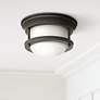 Hinkley Hathaway 7 3/4" Wide LED Oiled Bronze Button Ceiling Light