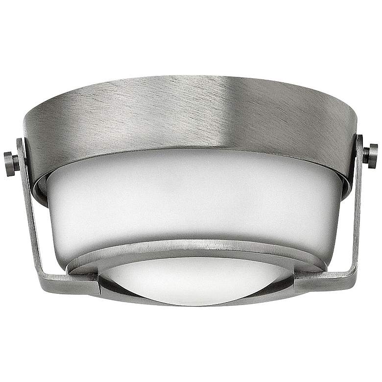 Image 1 Hinkley Hathaway 7" Wide LED Antique Nickel Ceiling Light