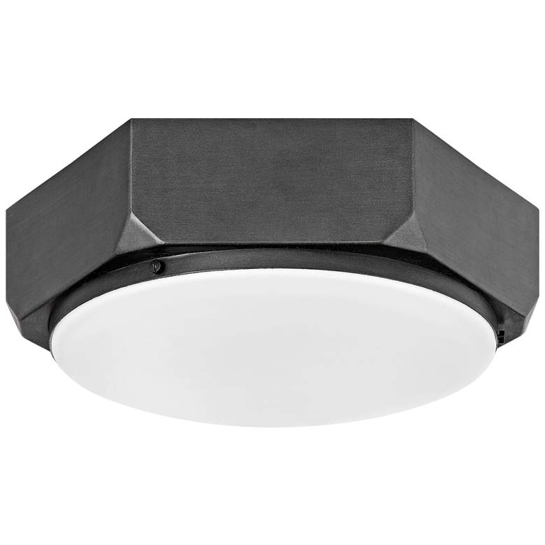 Hinkley Hex 16&quot; Wide Brushed Graphite Ceiling Light