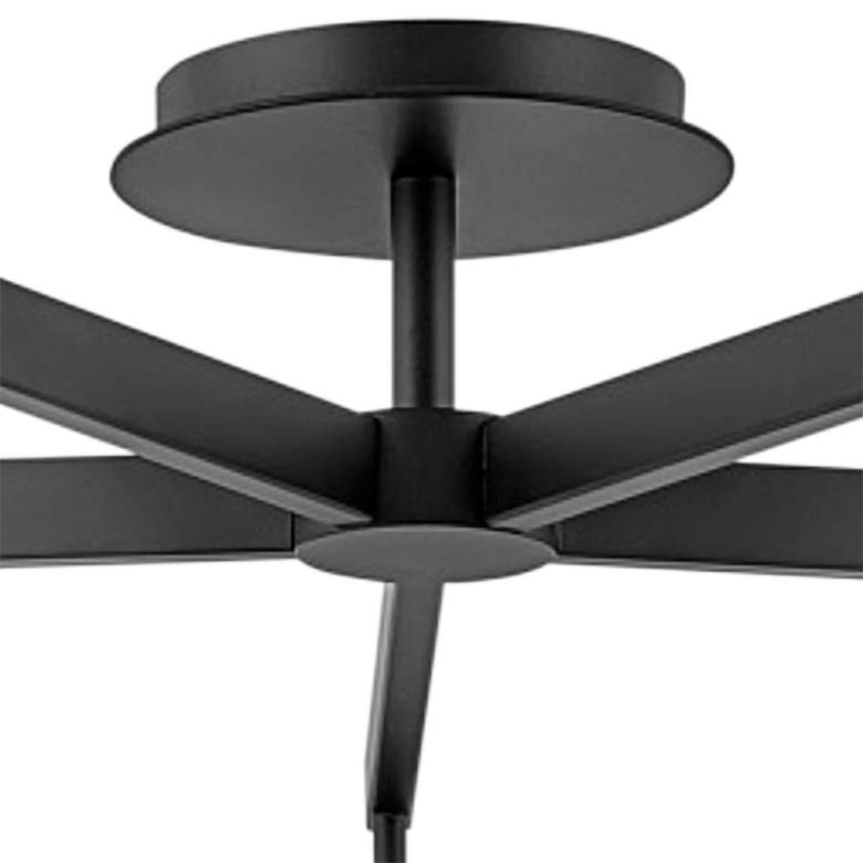 Image 4 Hinkley Hollis 32" Wide Black LED Ceiling Light more views